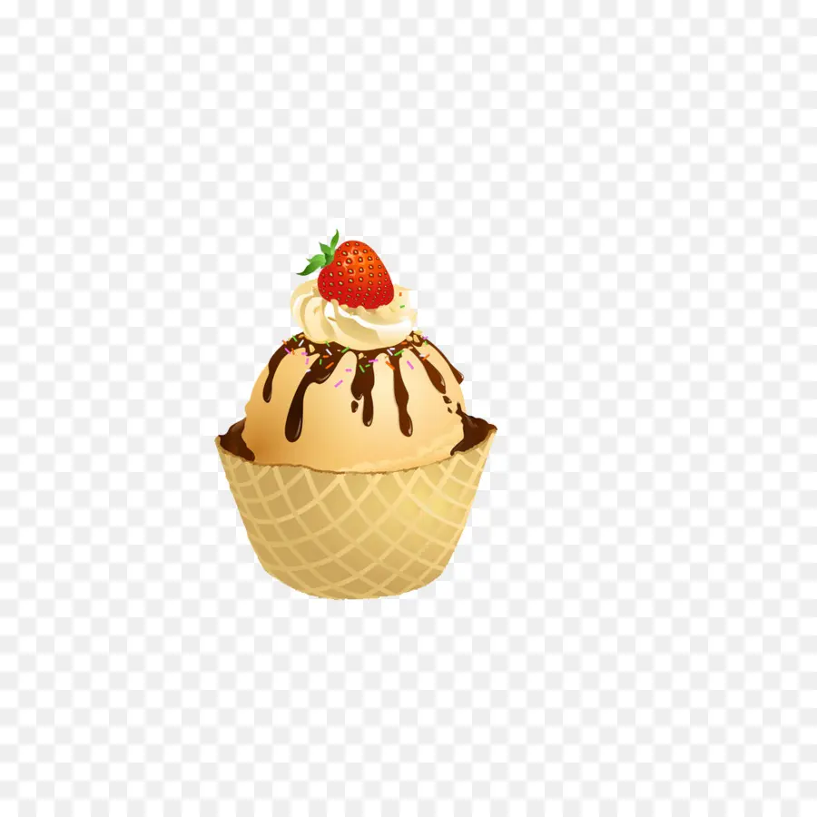 Helado，Sundae PNG