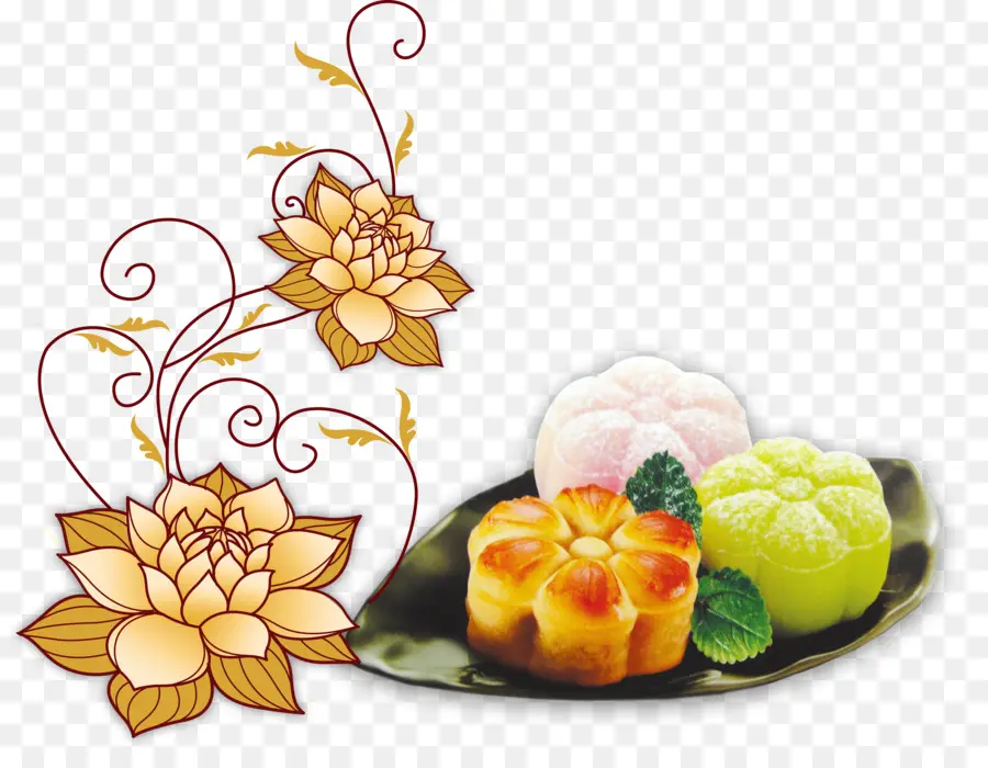 Pasteles De Luna，Postre PNG