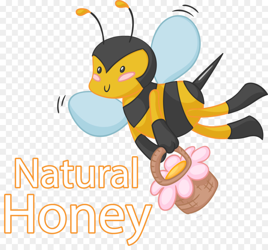 Abeja，Miel PNG