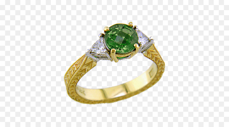 Anillo De Piedras Preciosas Verdes，Joyas PNG