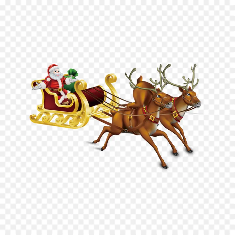 Santa Claus，Reno PNG