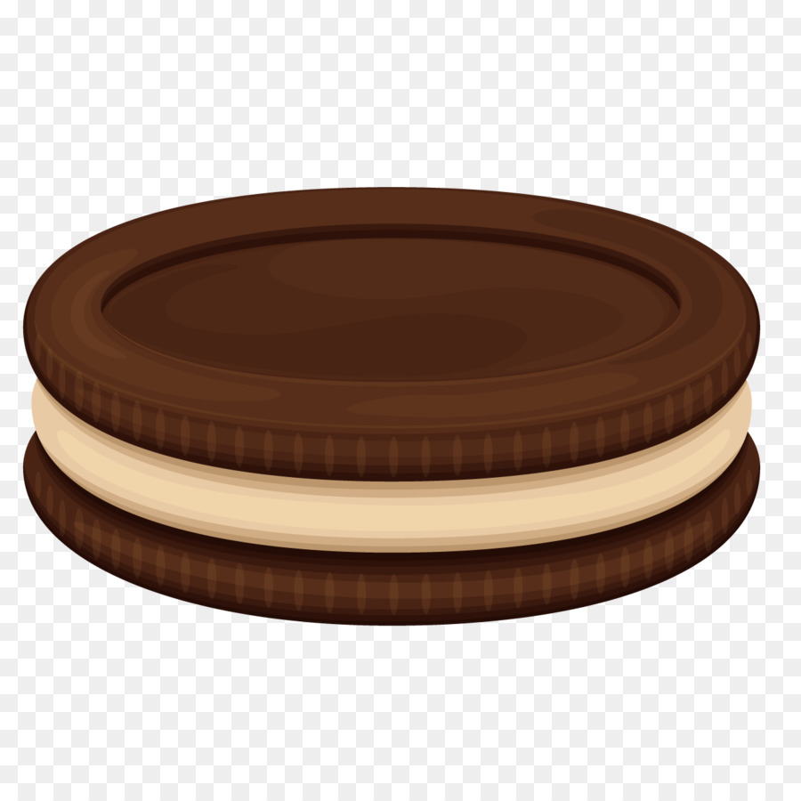 Galleta De Chocolate，Relleno De Crema PNG