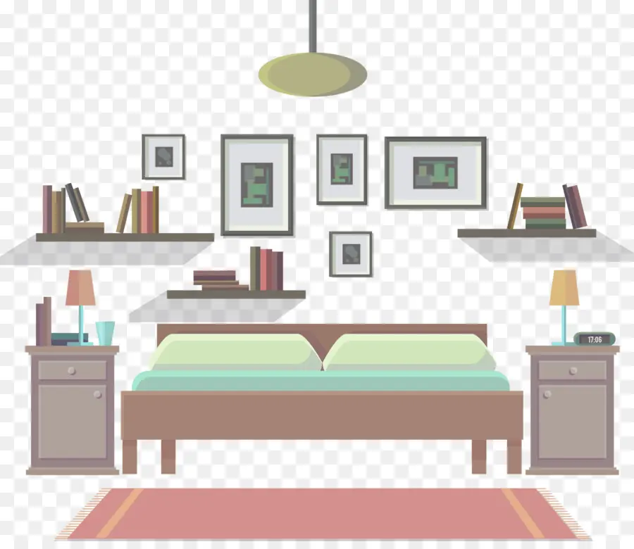 Dormitorio，Cama PNG