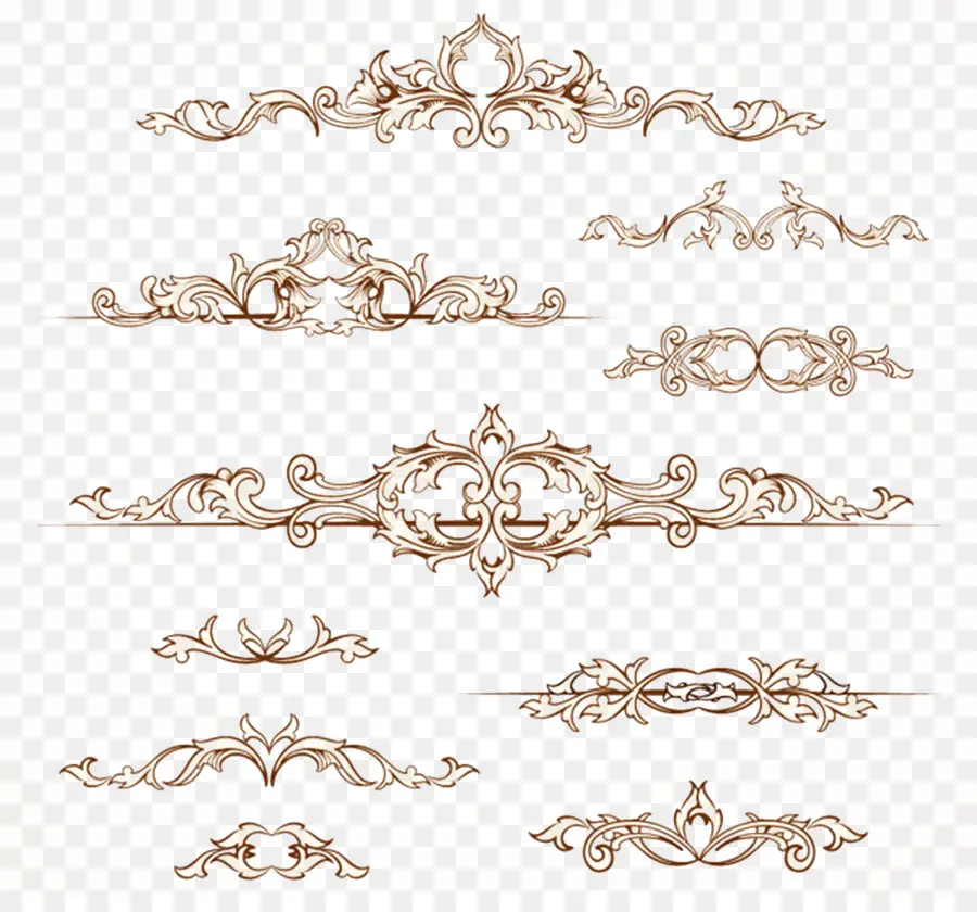 Bordes Ornamentales，Decoración PNG