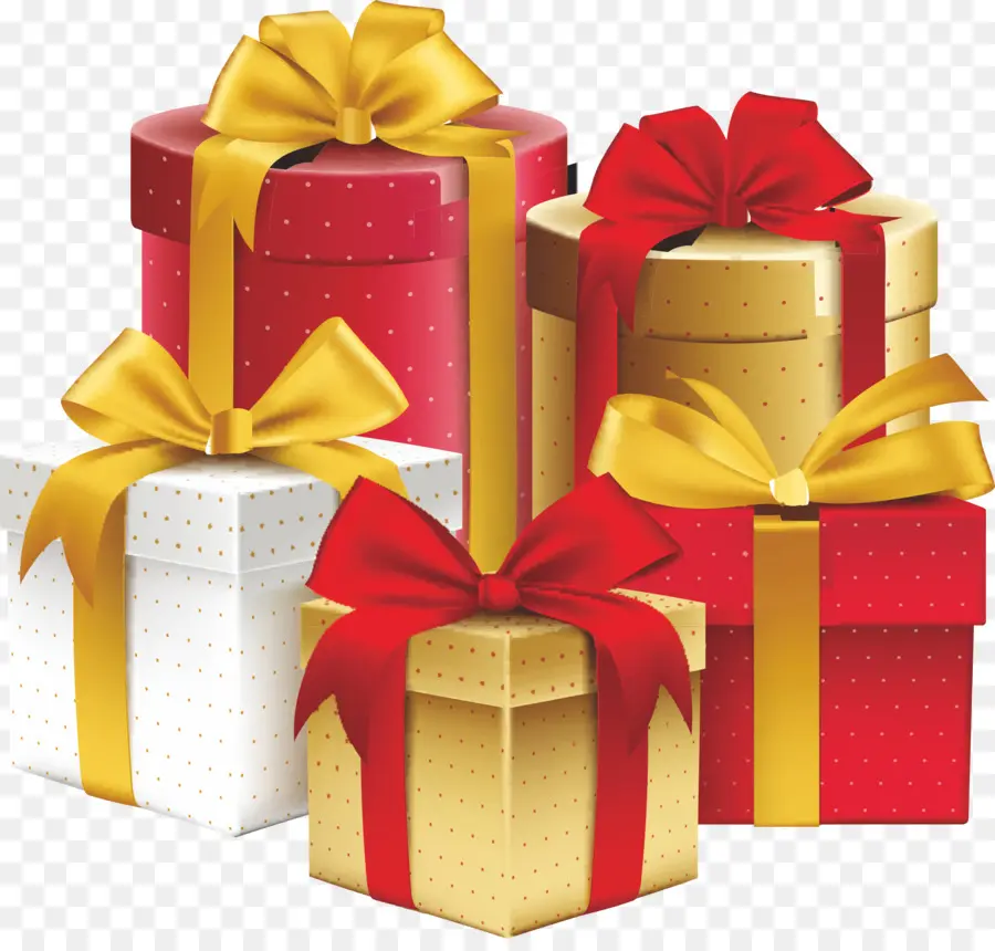 Cajas De Regalo，Vistoso PNG