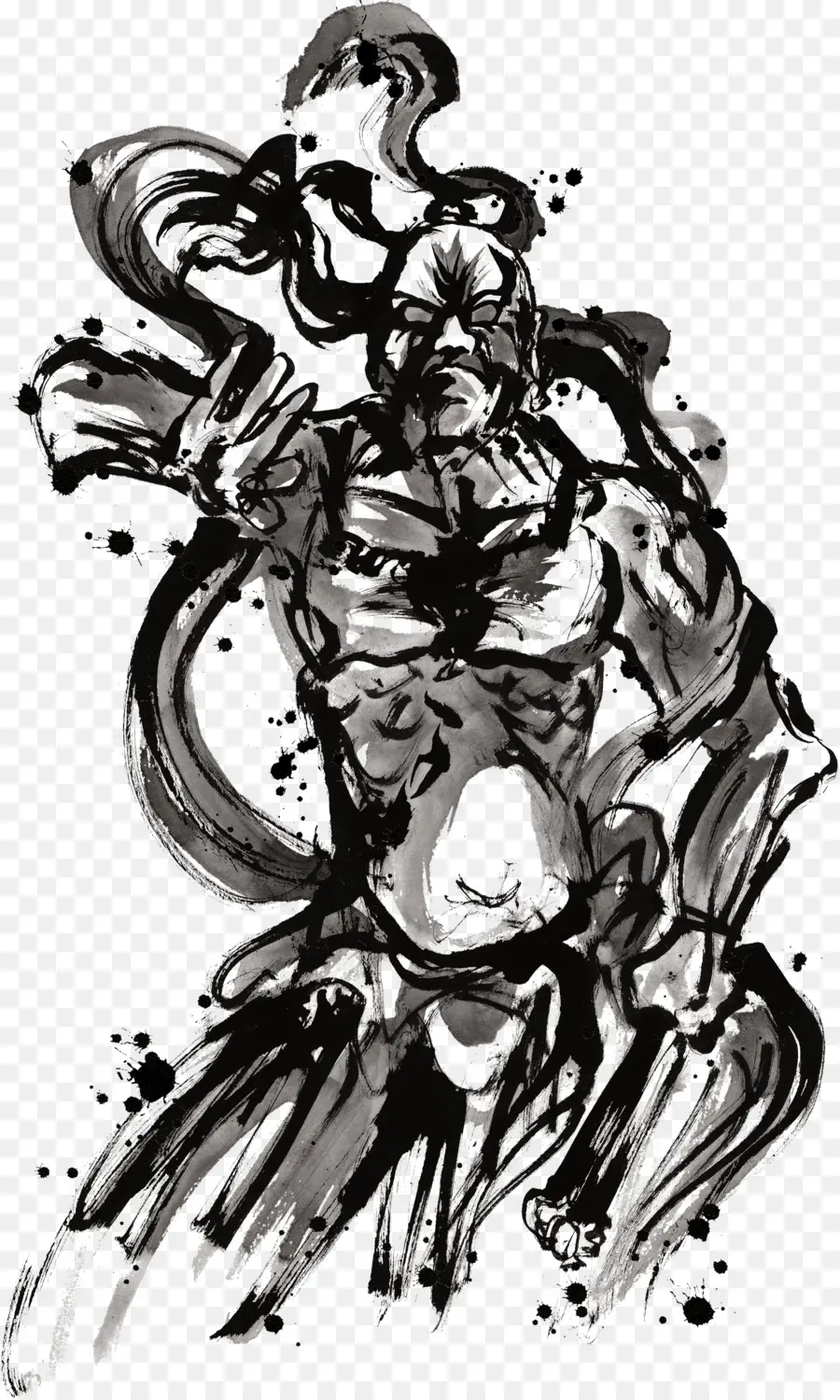 Figura Abstracta，Tinta PNG