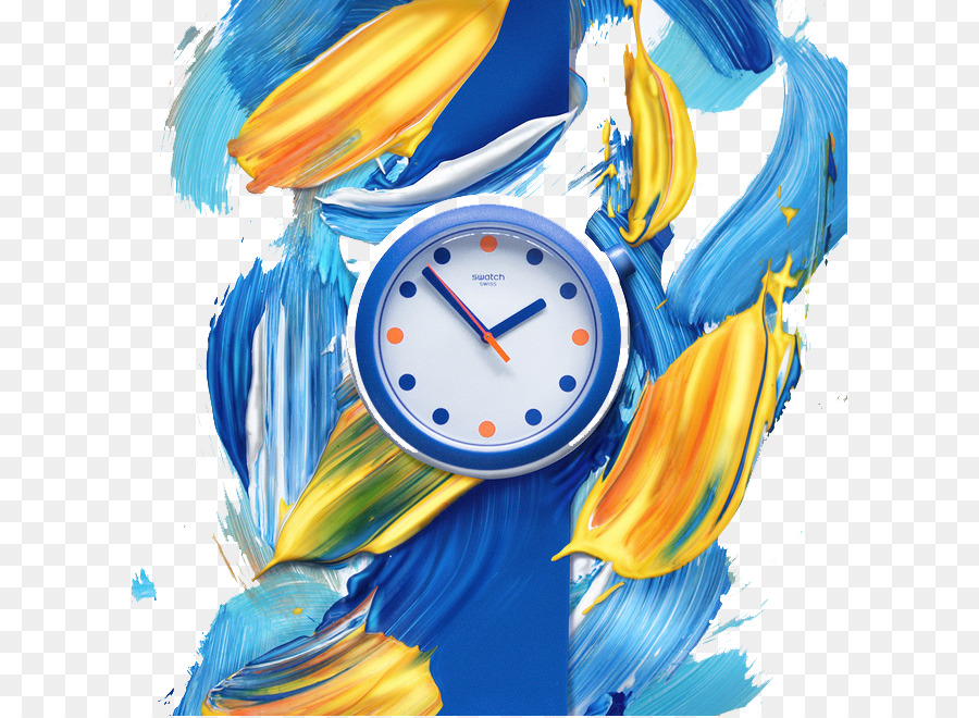 Reloj Colorido，Tiempo PNG