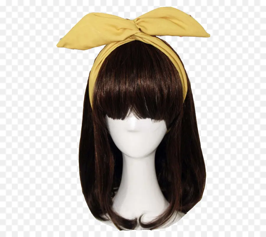 Peluca Con Diadema，Cabello PNG