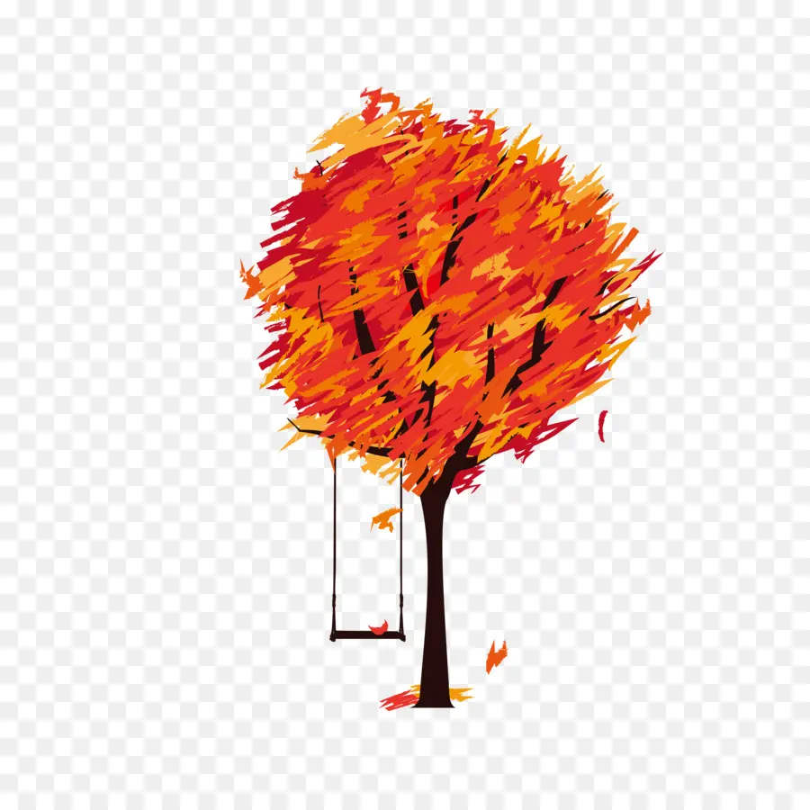 árbol De Otoño，Hojas PNG