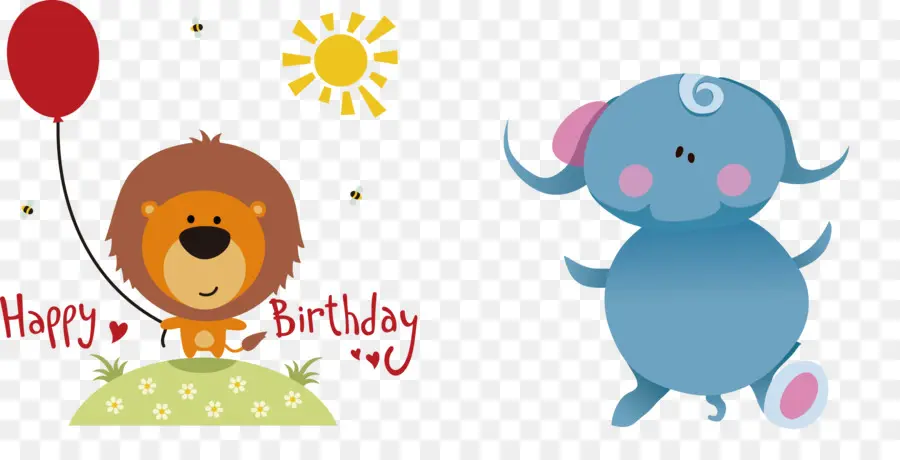 Animales De Cumpleaños，Cumpleaños PNG