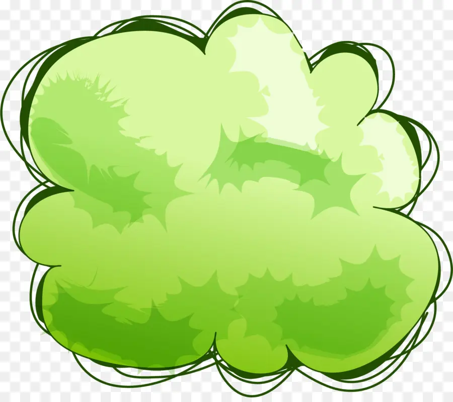 Nube Verde，Verde PNG