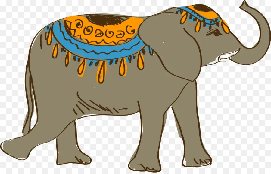 Dibujo，Elefante PNG