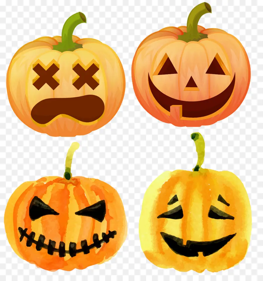 Calabazas，Jack O' Linternas PNG