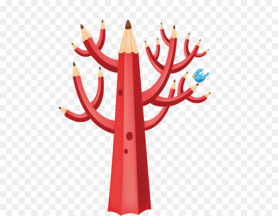 Árbol De Lápiz Rojo，Lapices PNG