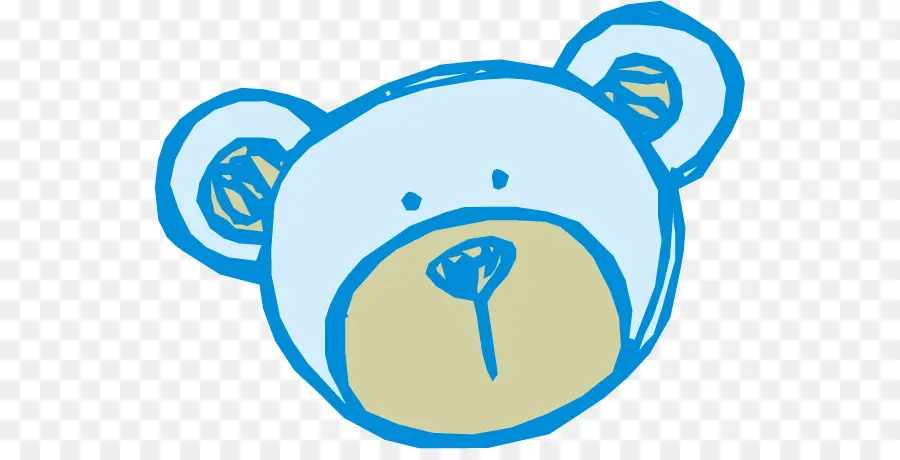 Oso De Peluche，Azul PNG