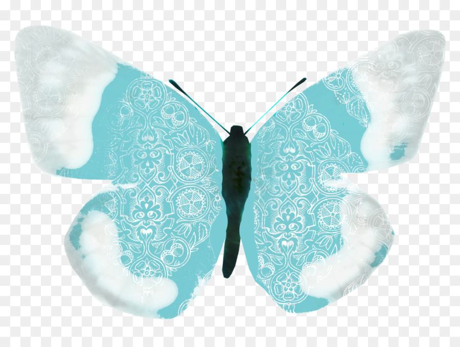 Mariposa，Azul PNG