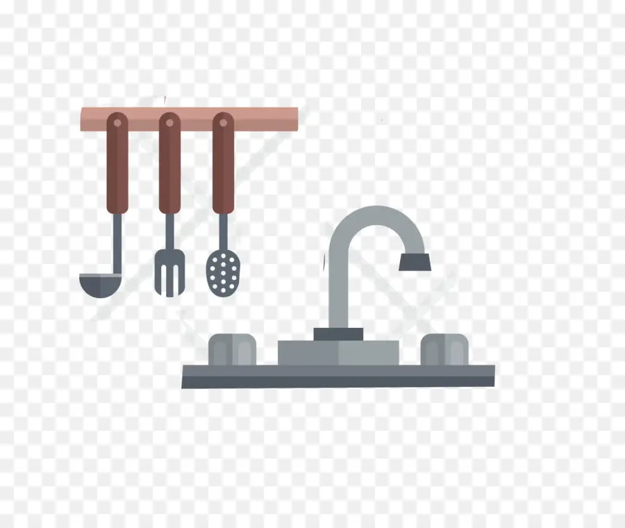 Utensilios De Cocina，Hundir PNG