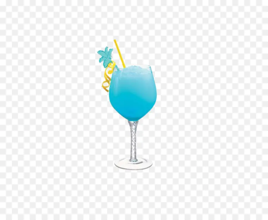 Cóctel Azul，Vaso PNG