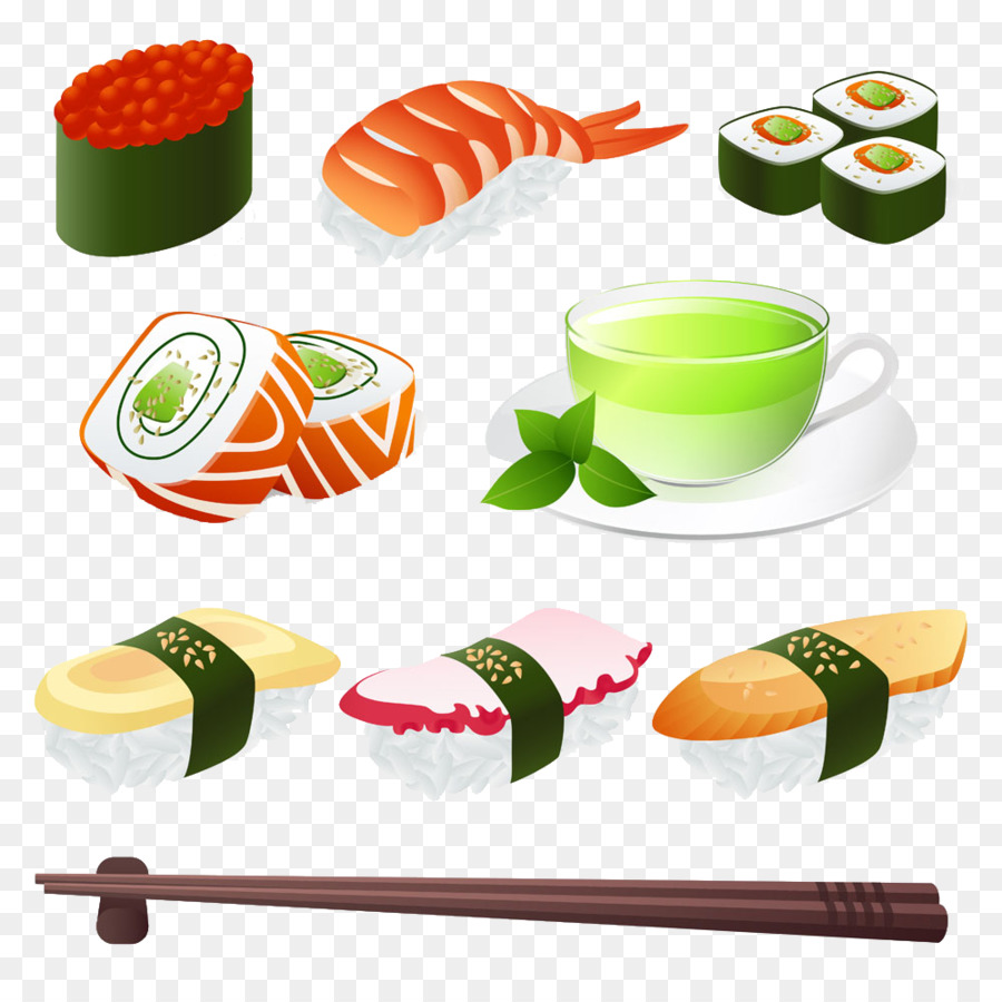 Sushi，California Roll PNG