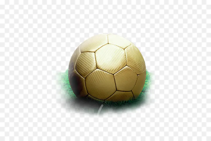 Balón De Fútbol Dorado，Fútbol PNG