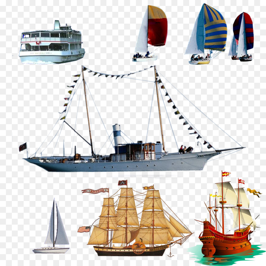 Modelos De Barcos，Navegación PNG