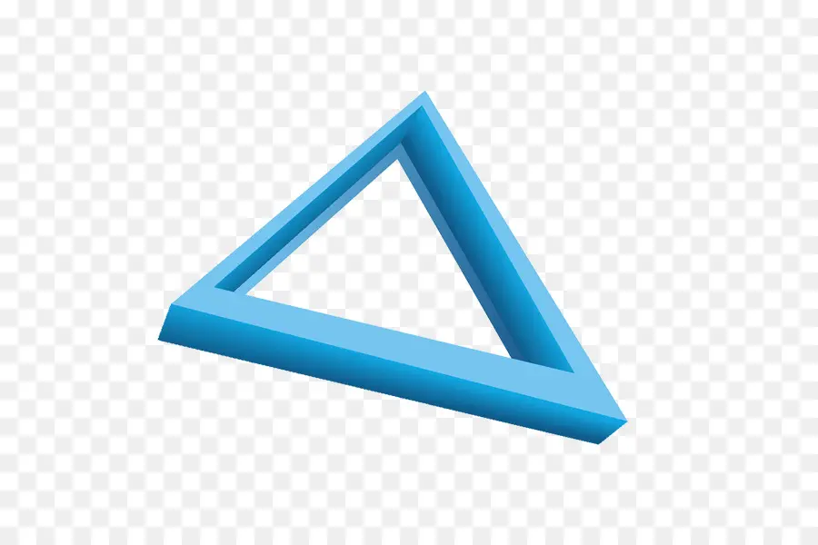Azul，Triángulo PNG
