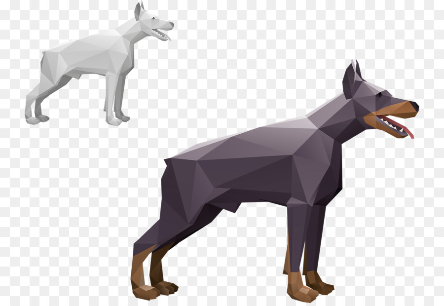 Perro，Origami PNG