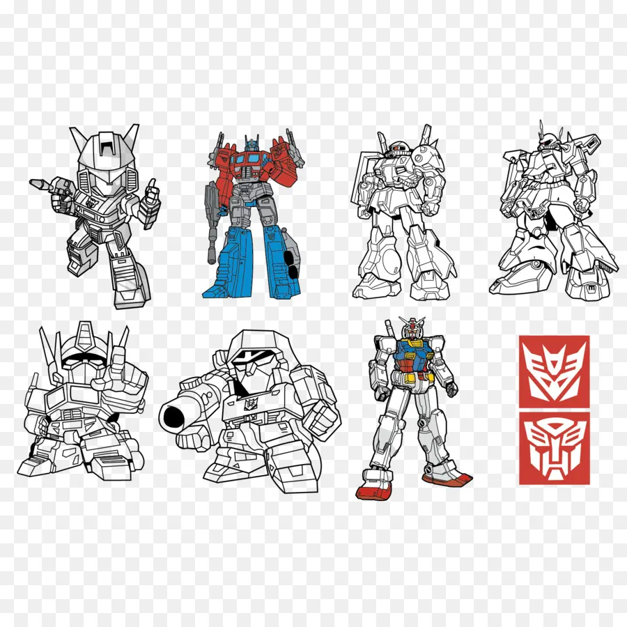 Personajes Transformadores，Robots PNG