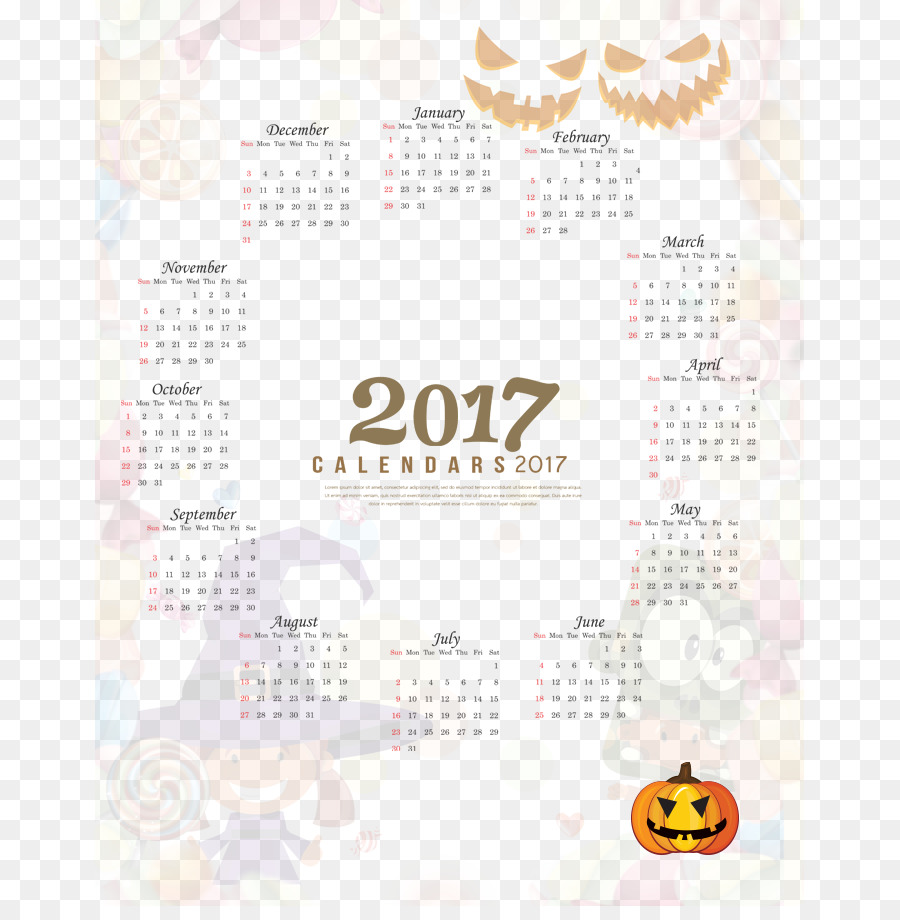 Calendario，Víspera De Todos Los Santos PNG