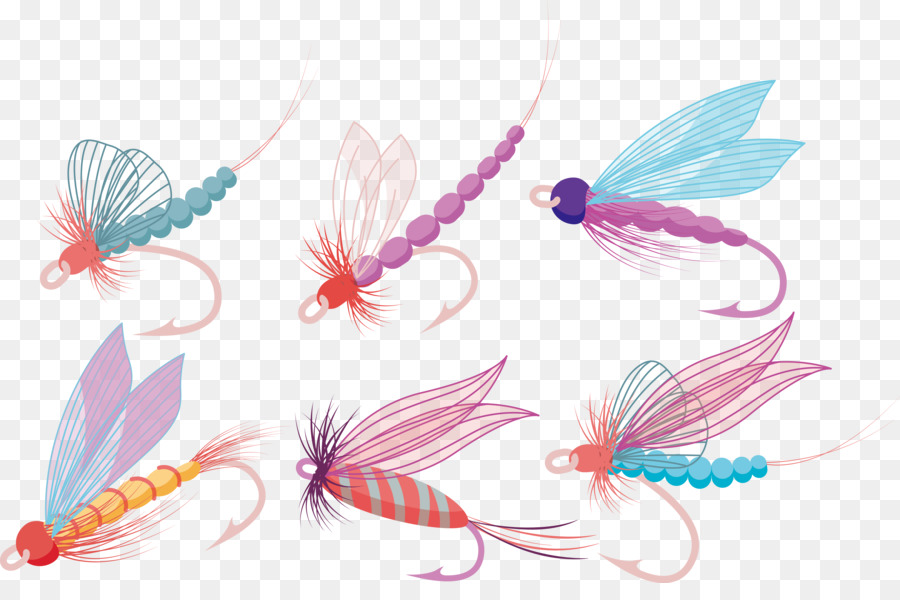 Moscas De Pesca，Señuelos PNG