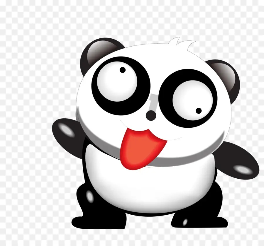 Lindo Panda，Dibujos Animados PNG