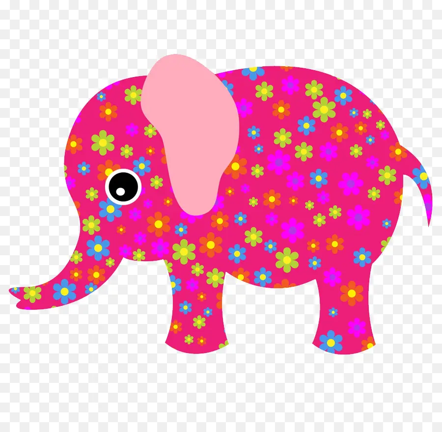 Elefante，Rosa PNG