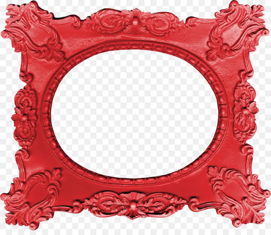 Rojo，Marco PNG