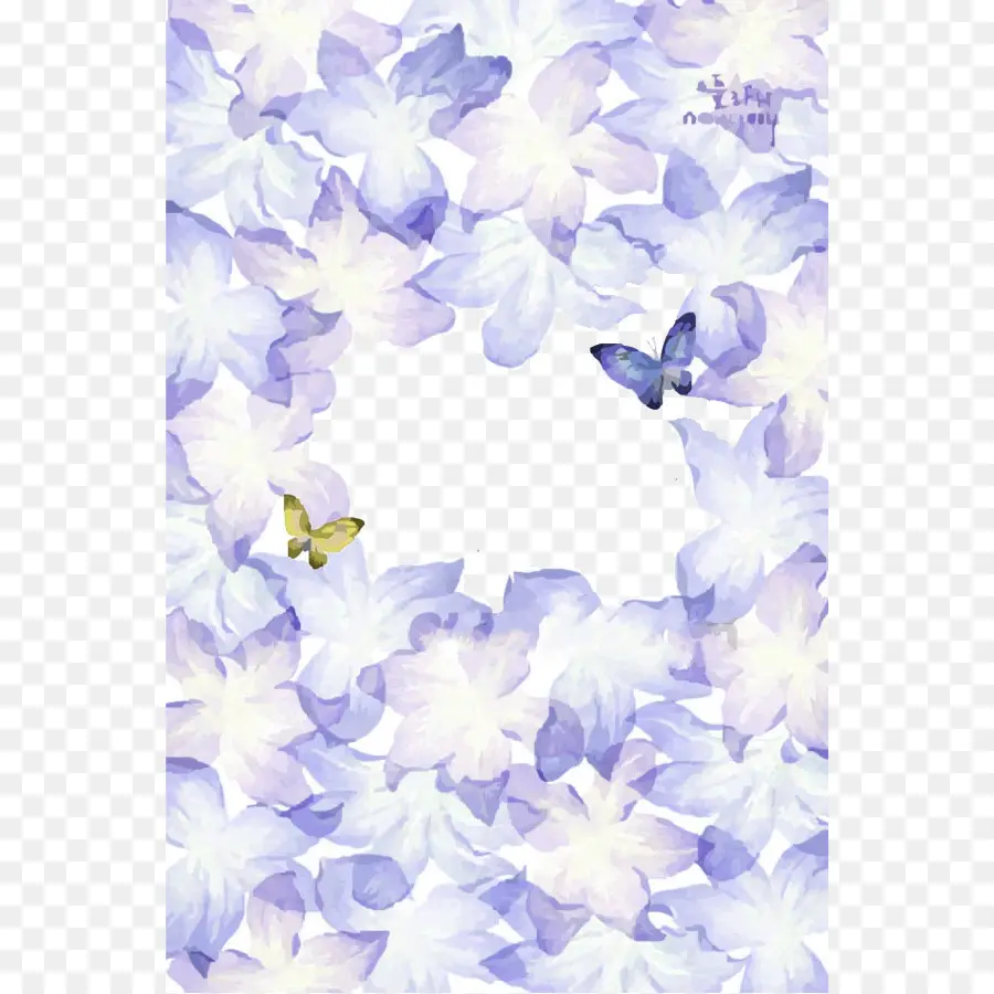 Mariposa，Pintura A La Acuarela PNG