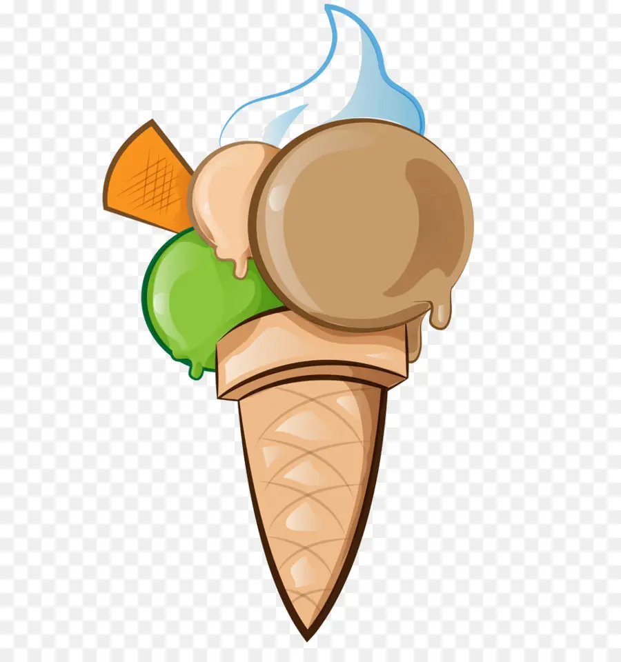 Helado，Cono De Helado PNG