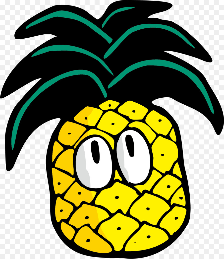 Piña De Dibujos Animados，Ojos PNG