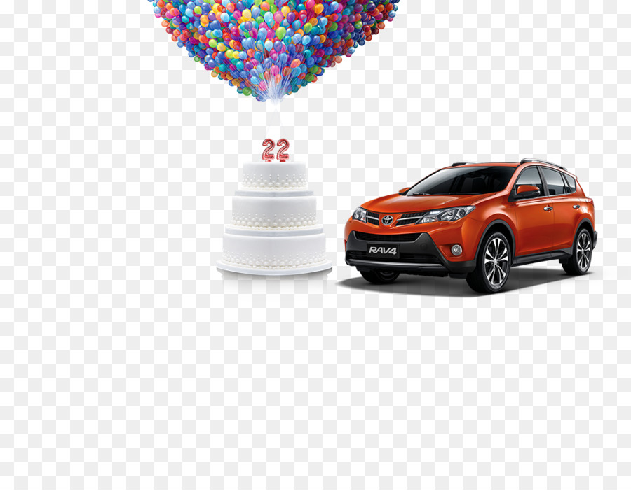 Coche，Pastel De Cumpleaños PNG