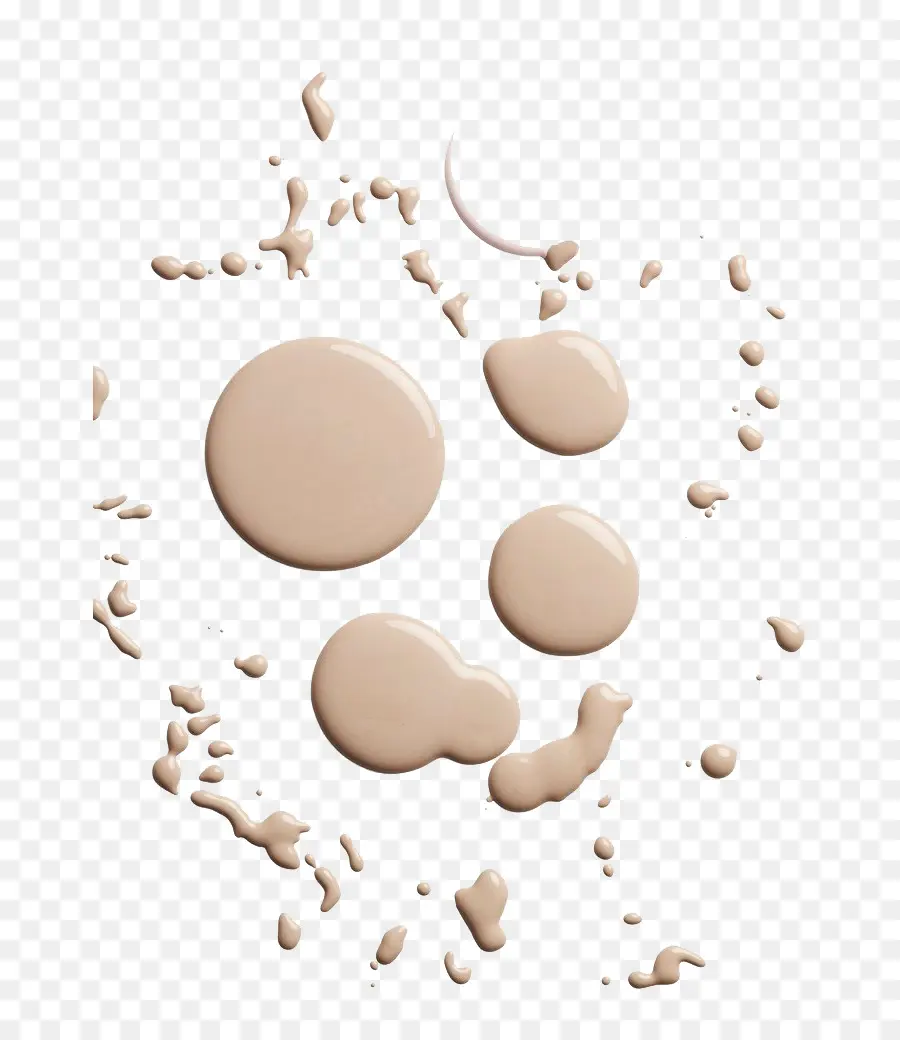 Gotas Líquidas，Beige PNG