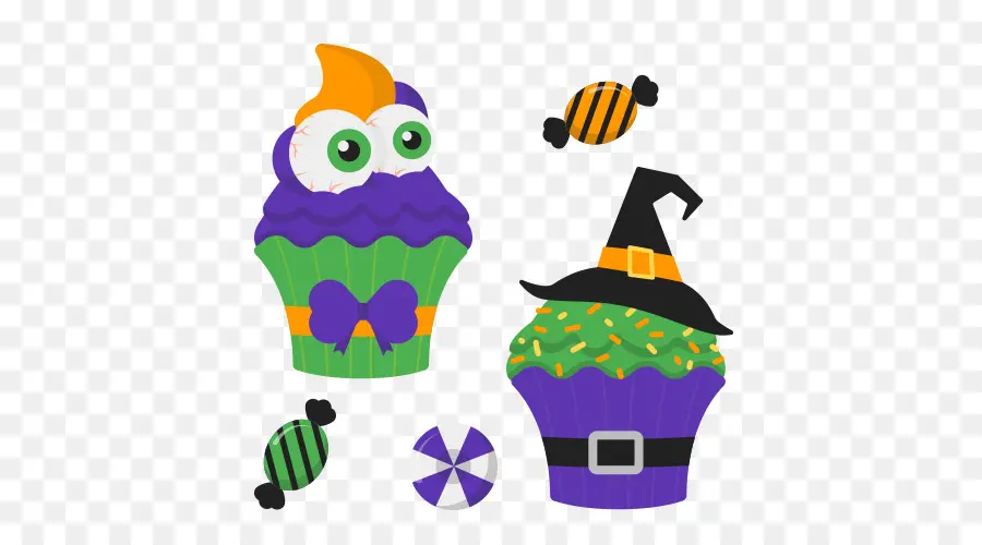 Pastelitos De Halloween，Dulce PNG