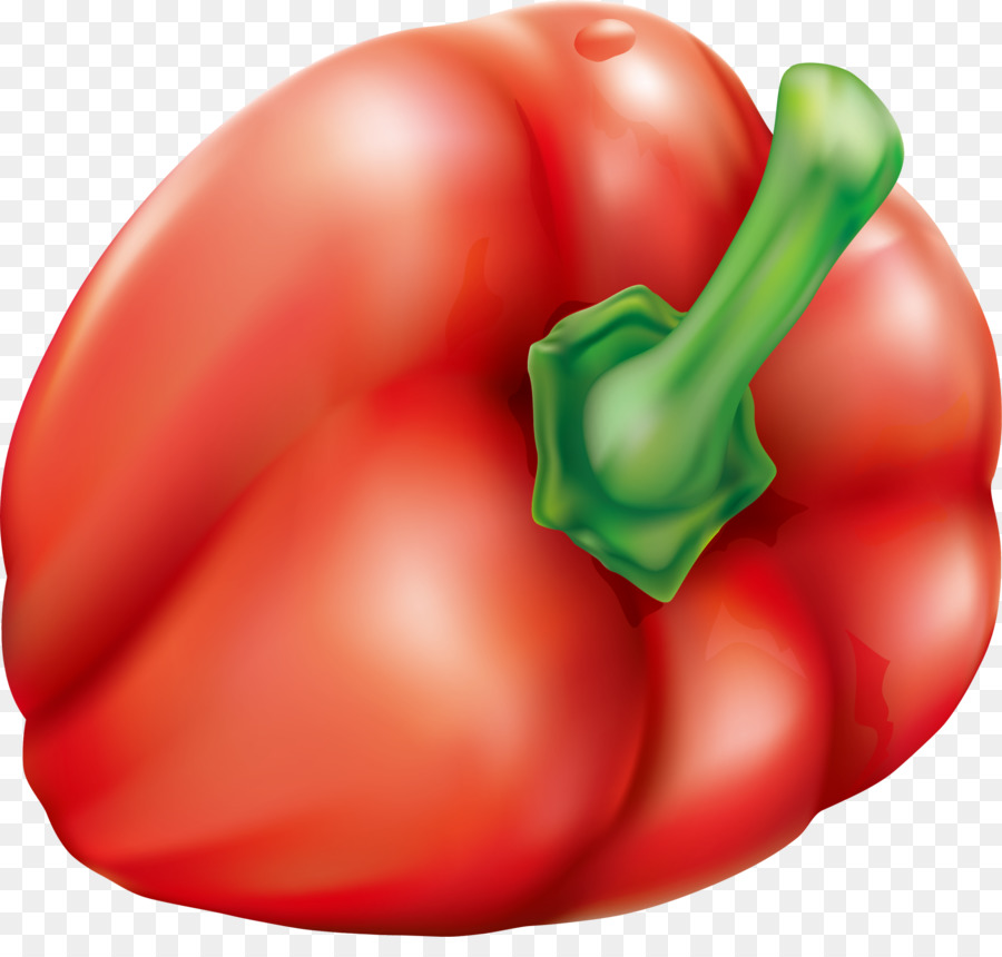 Pimiento Rojo，Rebanado PNG