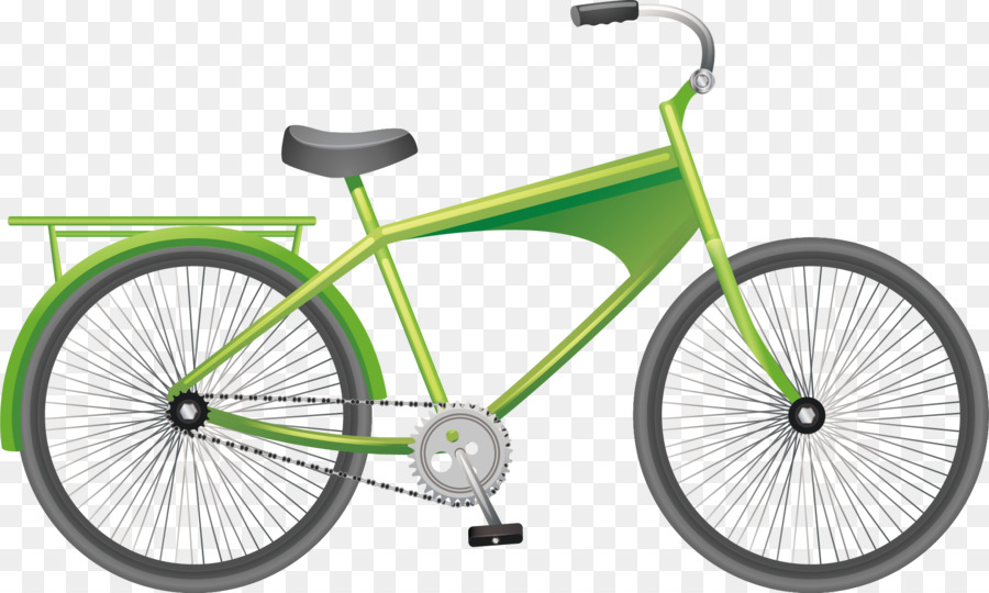 Bicicleta Verde，Bicicleta PNG