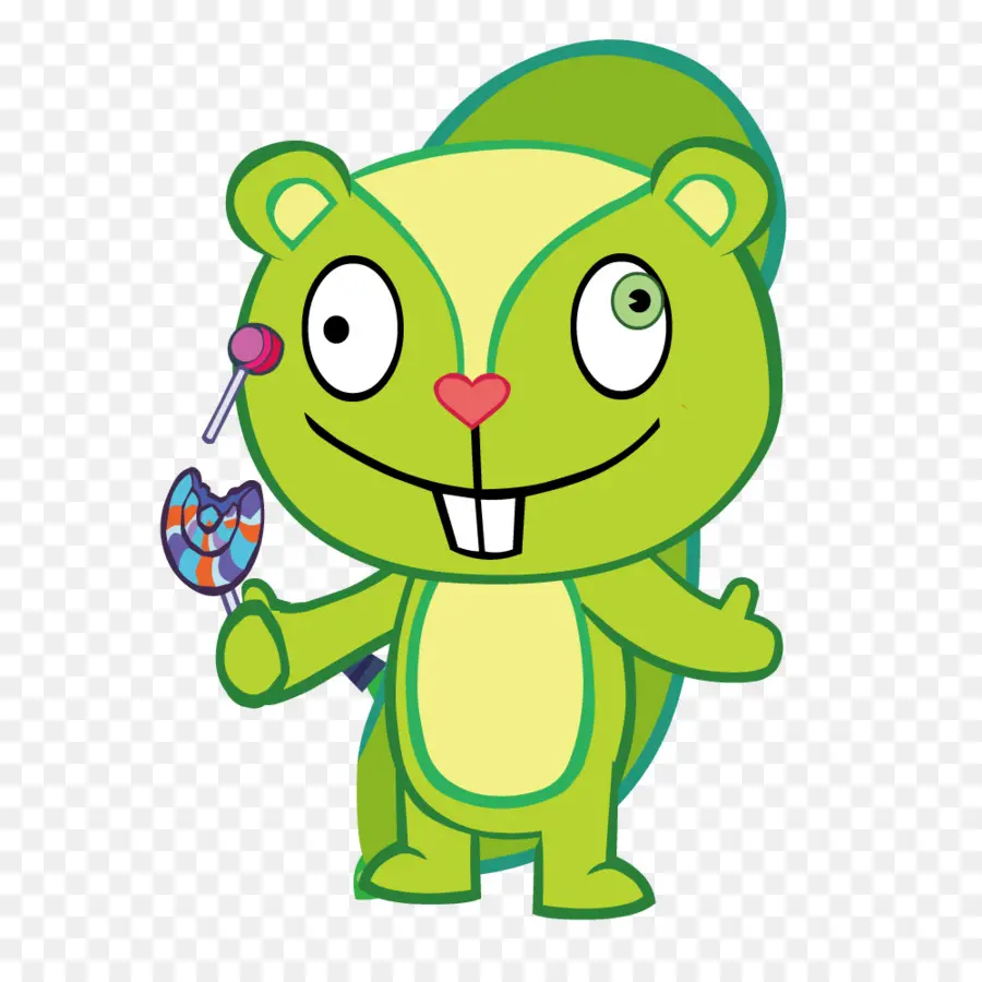 Personaje De Dibujos Animados Verde，Chupete PNG