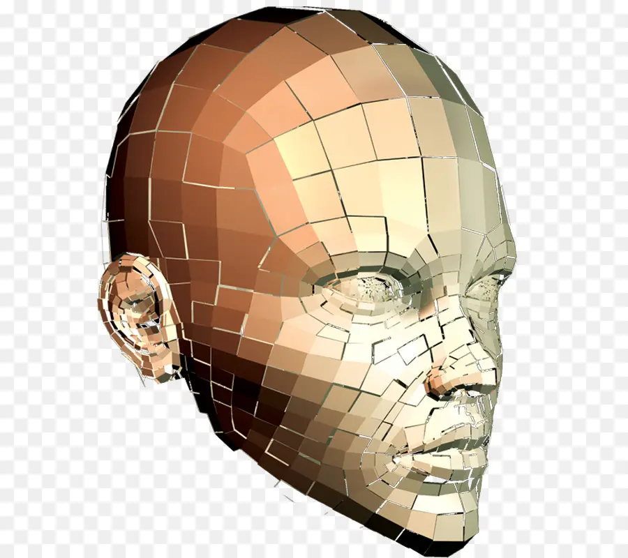 Cabeza 3d，Rostro PNG