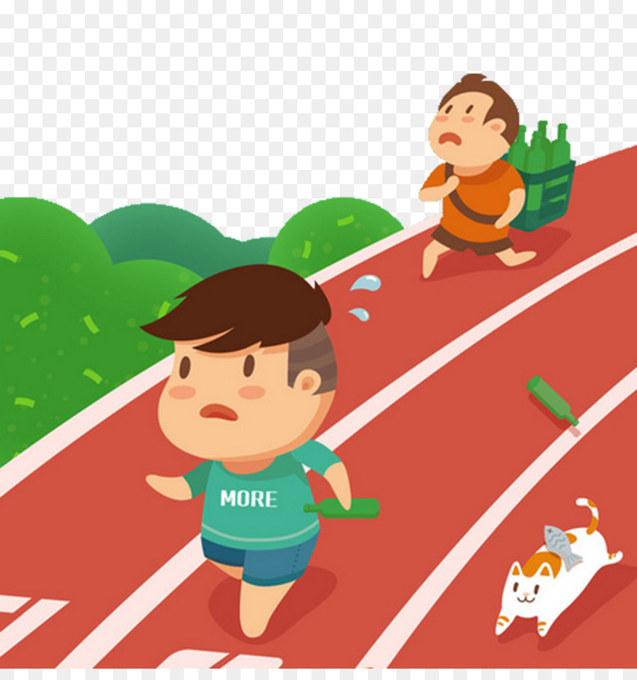 Niños Corriendo，Pista PNG