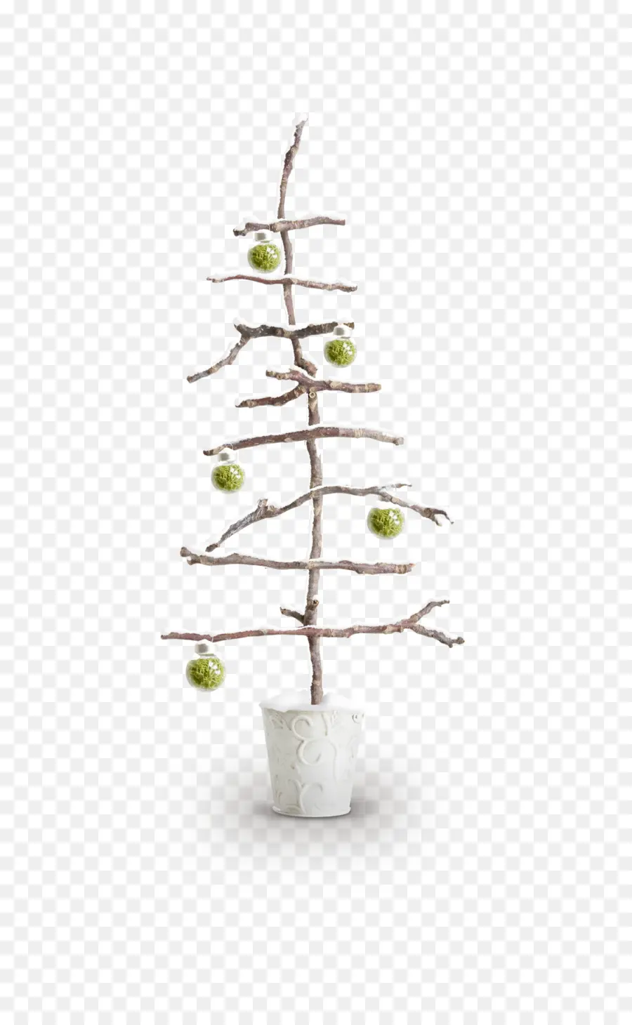 Árbol De Navidad Minimalista，Sucursales PNG