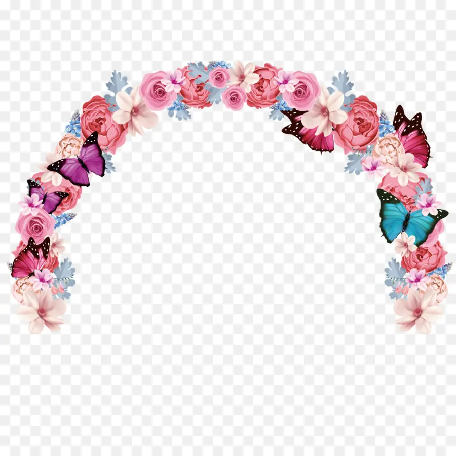 Arco Floral，Flores PNG