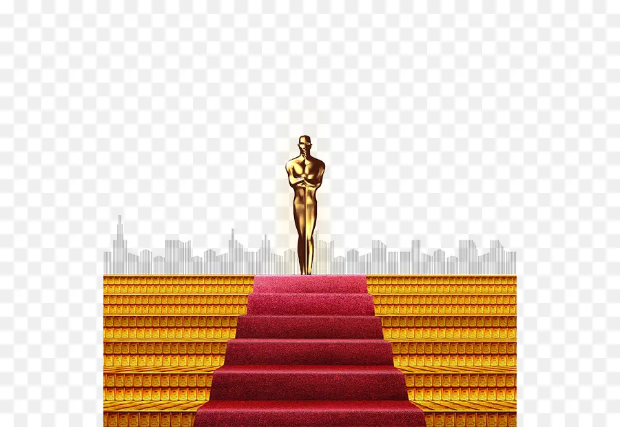 Estatua Del Premio，Alfombra Roja PNG