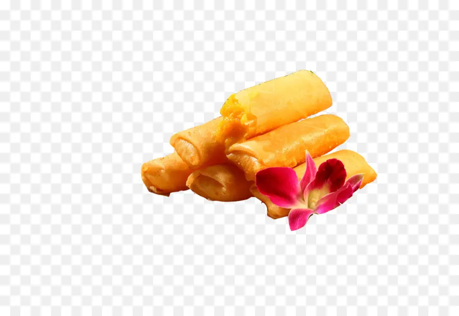 Rollitos De Primavera，Flor PNG