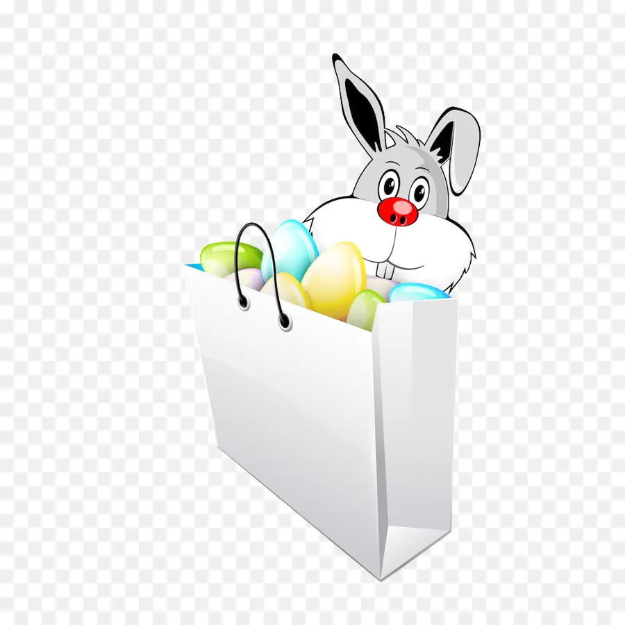 Conejo En Bolsa，Pascua De Resurrección PNG