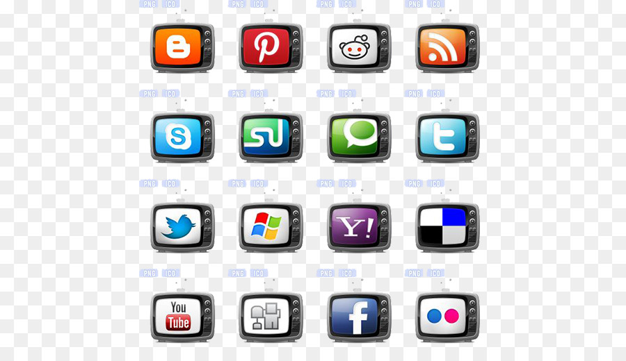 Iconos De Redes Sociales，Aplicaciones PNG